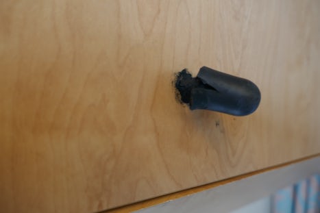 The locker knob that comes off in my hand!