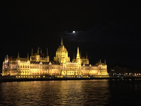 Budapest night sail.