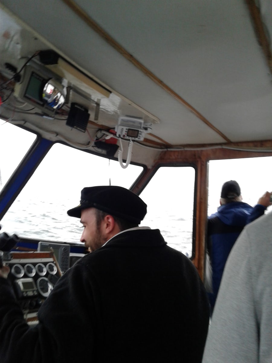 Captain Jeff Karlson of Lighthouses, Eagles and Totems excursion.