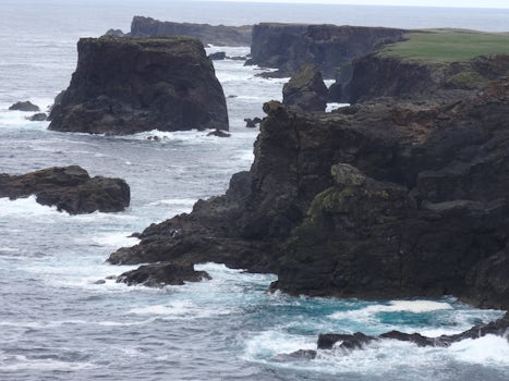 Cliffs in Shetland Isles