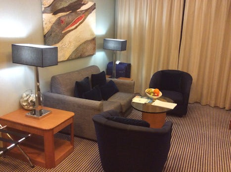 Living room area of Suite