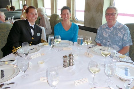 Dining with Captain Andrea Mickelson