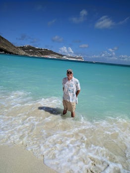 Sint Maarten Beach with Equinox Backdrop