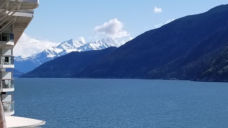 Cruising just outside of Juneau. Picture from our cabin 7196