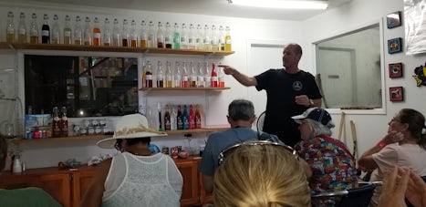 Rum distillery tour in St. Marteen