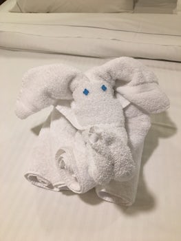 Towel animal elepant