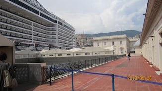 Embarkation in Genoa
