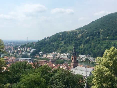 Beautiful view from the gorgeous castle in Heidelberg. I though my favorite