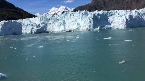 Beautiful College Fjord Glacier viewed from Star Princess deck June 2018