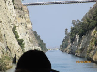 going down Corinth canal