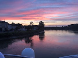 One of the many amazing sunsets we enjoyed while on board the River Royale