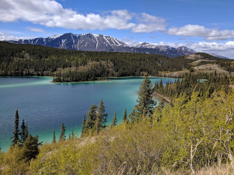 Jaw-dropping Emerald Lake, Yukon Territory, furthest point of excursion