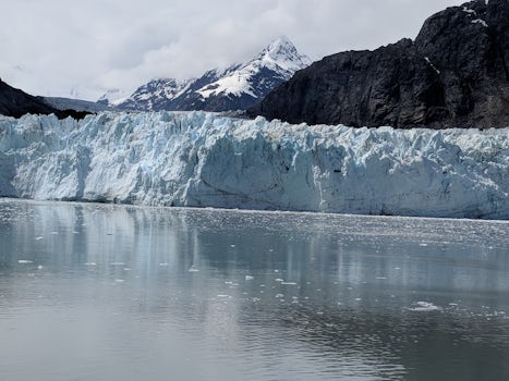 Margerie Glacier, Glacier Bay, as seen from Promenade Deck , we saw and hea