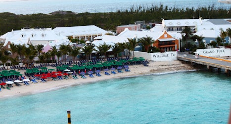 The view of Grand Turk from my cabin.