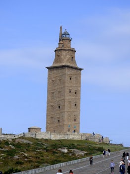 Tower of Hercules, oldest working Roman Lighthouse in the world, La Coruna