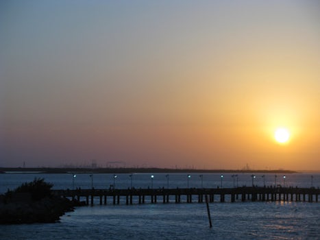 Sunset from the Galveston Ferry