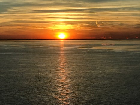 Beautiful Sunset over the Baltic Sea!