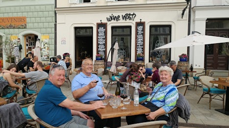 A really nice little wine bar in Bratislava