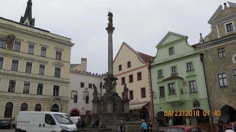 Town square in Cesky Krumlov