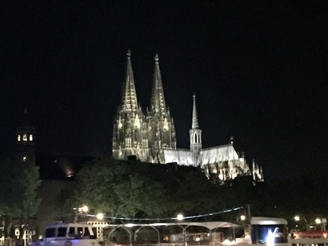 The Dom in Cologne at night as we were leaving.