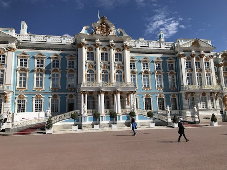 The Summer Palace at Pushkin.