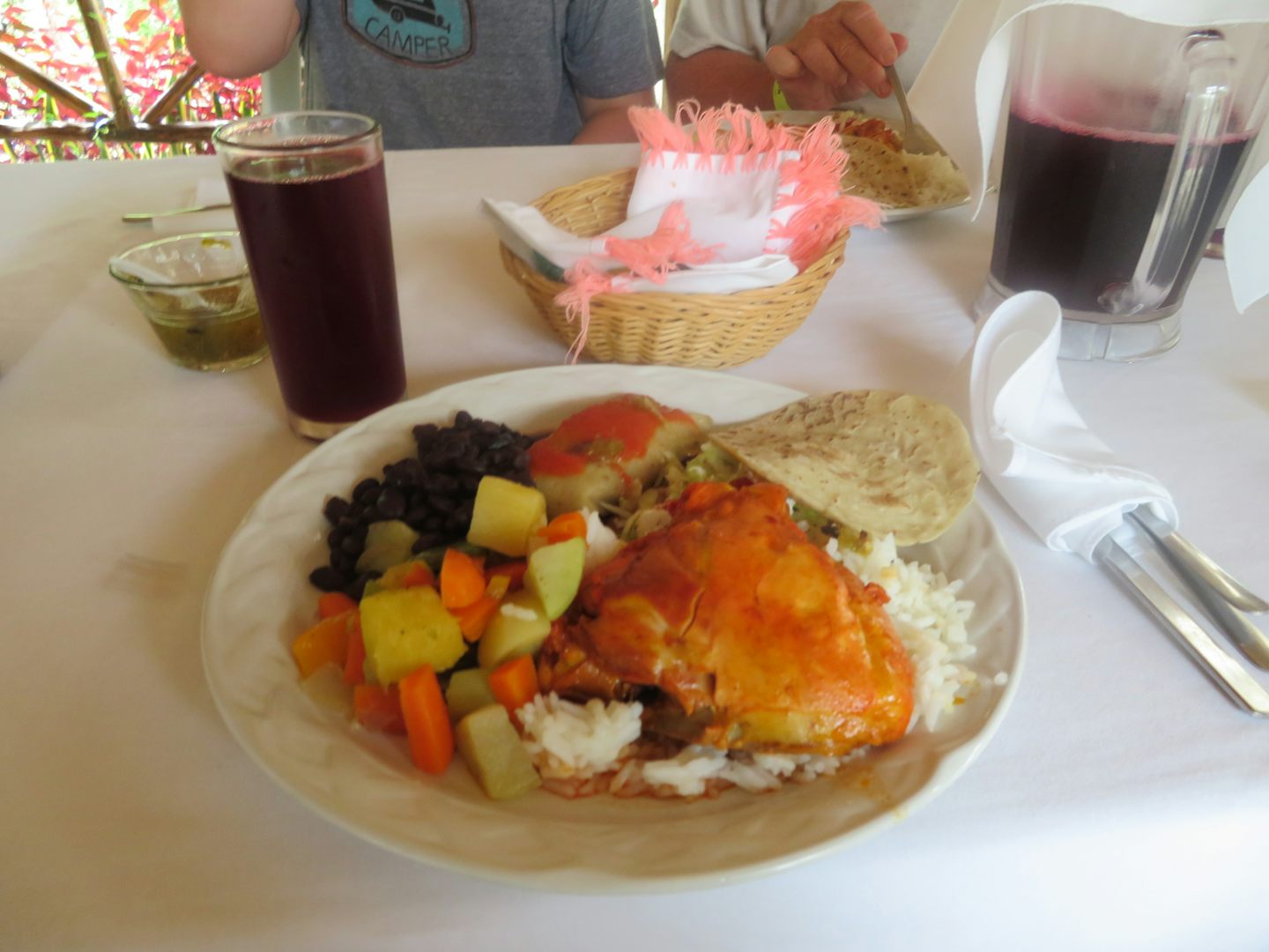 Lunch from the Mayan Experience in Costa Maya!  It was really good!!