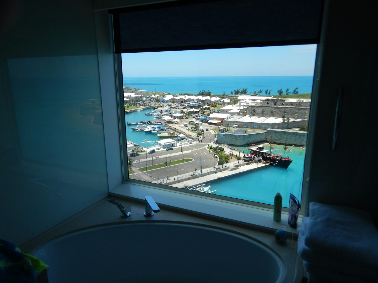 Bermuda from H4 bathroom window