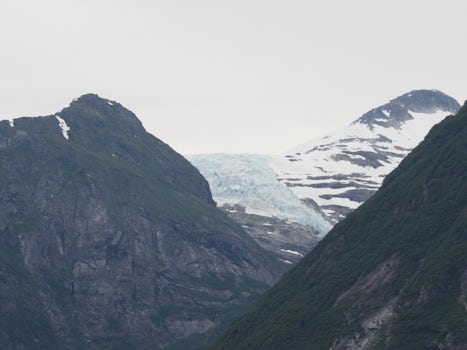 Seward Glacier, Tracy Arm Fjord.  This is as close as the ship could get.
