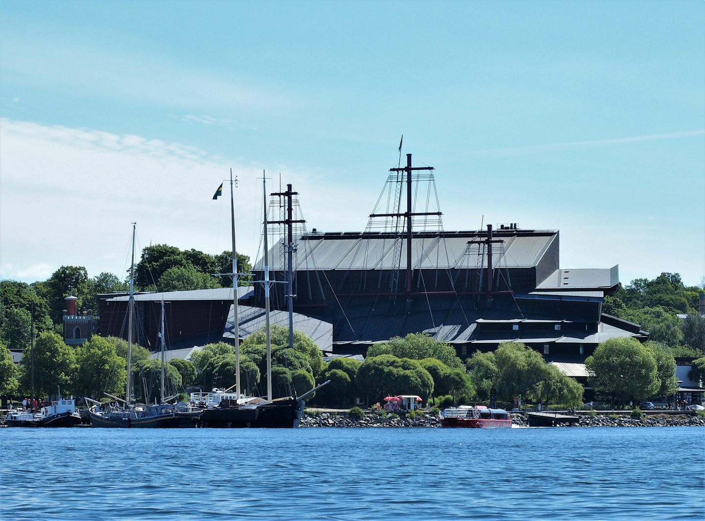 The Vasa museum from the water