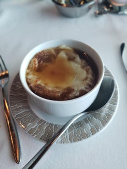 French onion soup.  Not good.