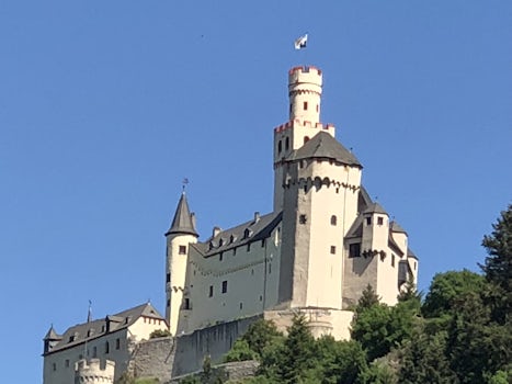 Castle view on the Rhine
