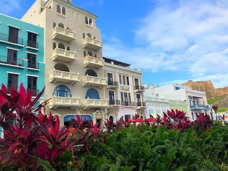 The colours of San Juan are so vibrant and they are rebuilding - slowly.