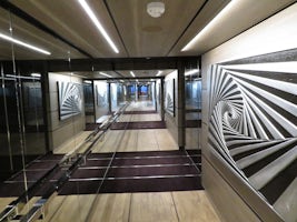 Yacht Club hallway to Top Sail.