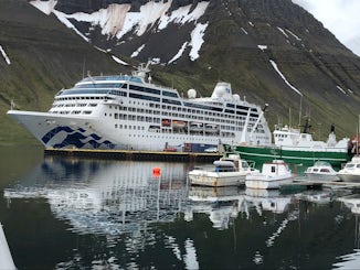 Pacific Princess in Iceland.