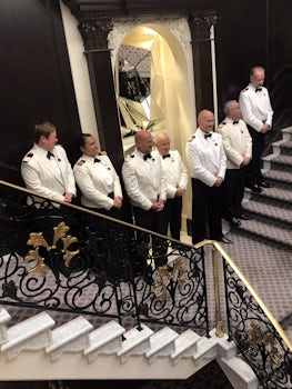 Ship’s officers at Captain’s Party.