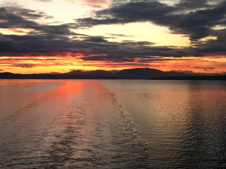Alaska sunset.