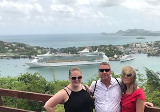 Taxi tour of St. Lucia.
