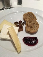 typical cheese platter