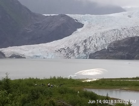 Mendenhall Glacier out of Ketchikan.  Great visitor center and trails.