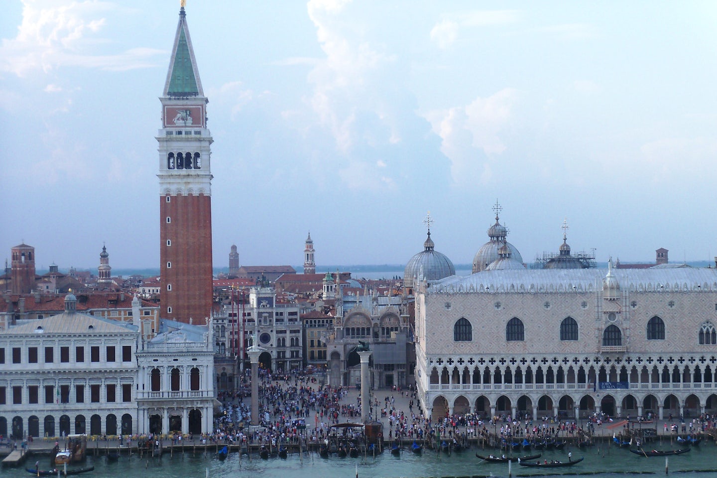 St Mark's Square and the Doge Palace in Venice.