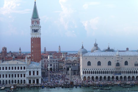 St Mark's Square and the Doge Palace in Venice.