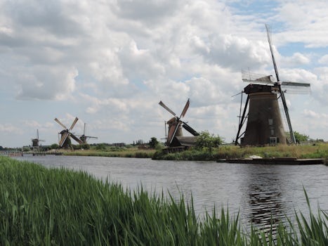 Windmills at Kinderdijk, Amsterdam.