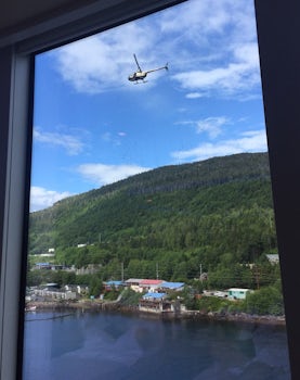 View from the Spa shortly after departing Ketchikan. Looks like we picked u