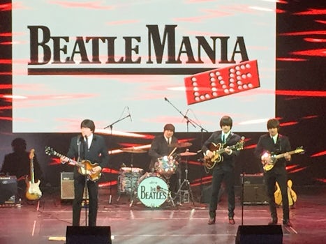 Awesome BeatleMania Live show in the Bliss Theater the last afternoon on th