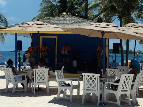 Carribbean Band at Cococay, Bahamas