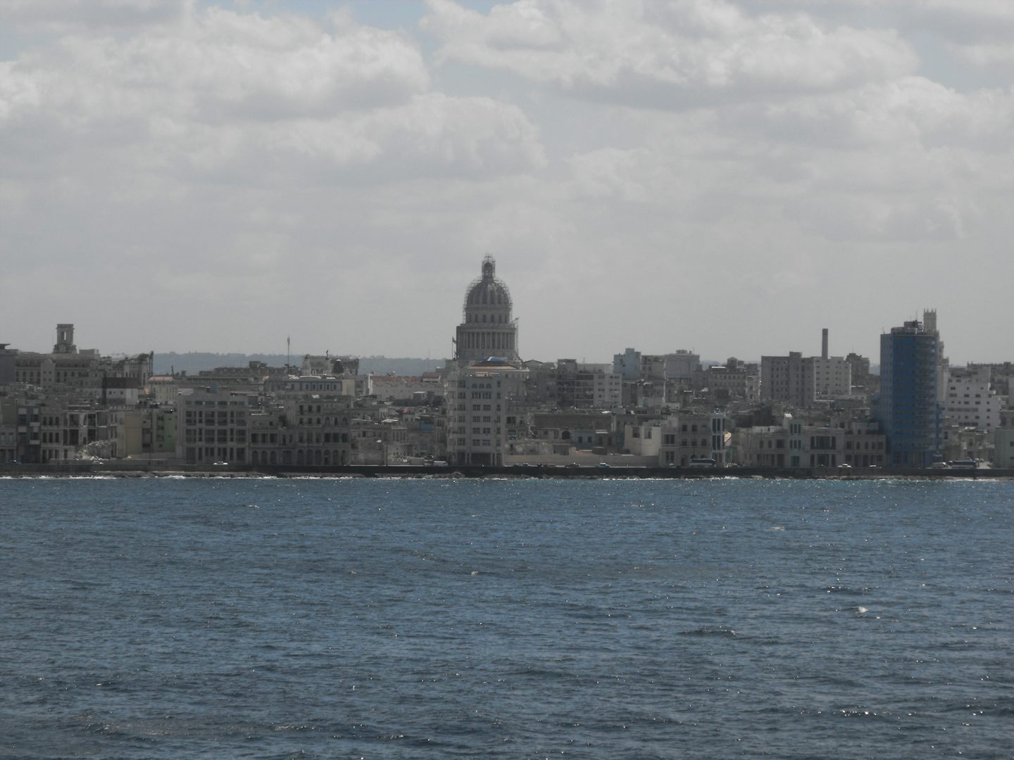 Leaving Havana harbour