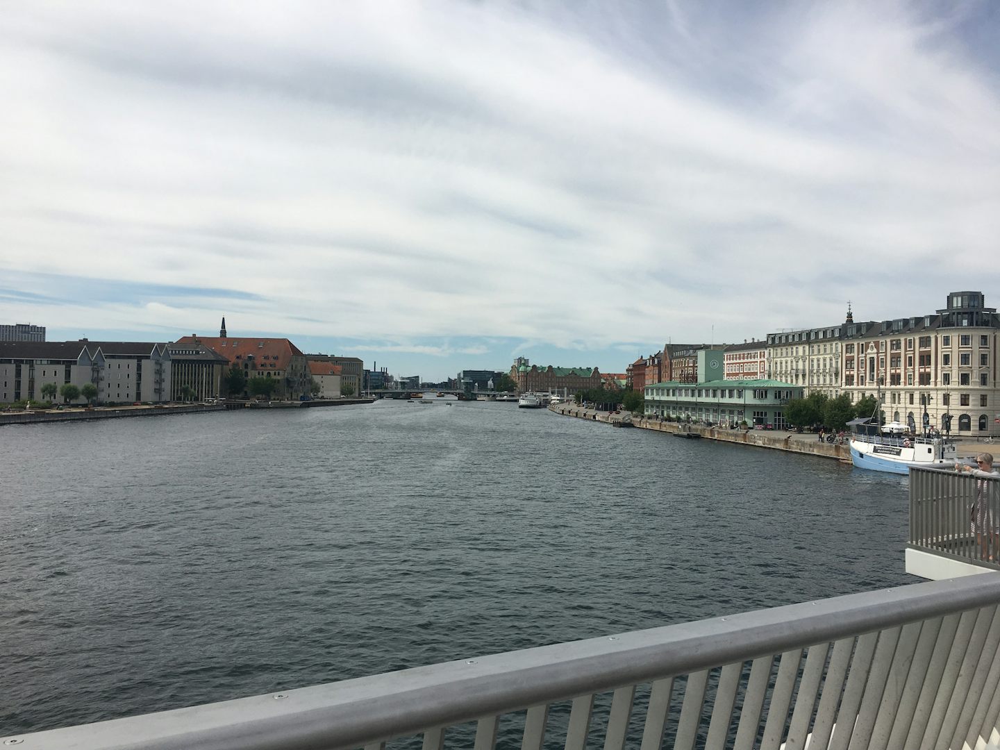 View of Copenhagen from bridge