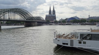 Cologne - Hohenzollern Bridge and Cathedral