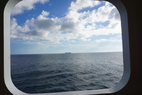 View from the porthole.