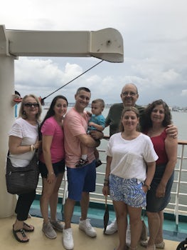Our group photo  on the boat before leaving for our cruise